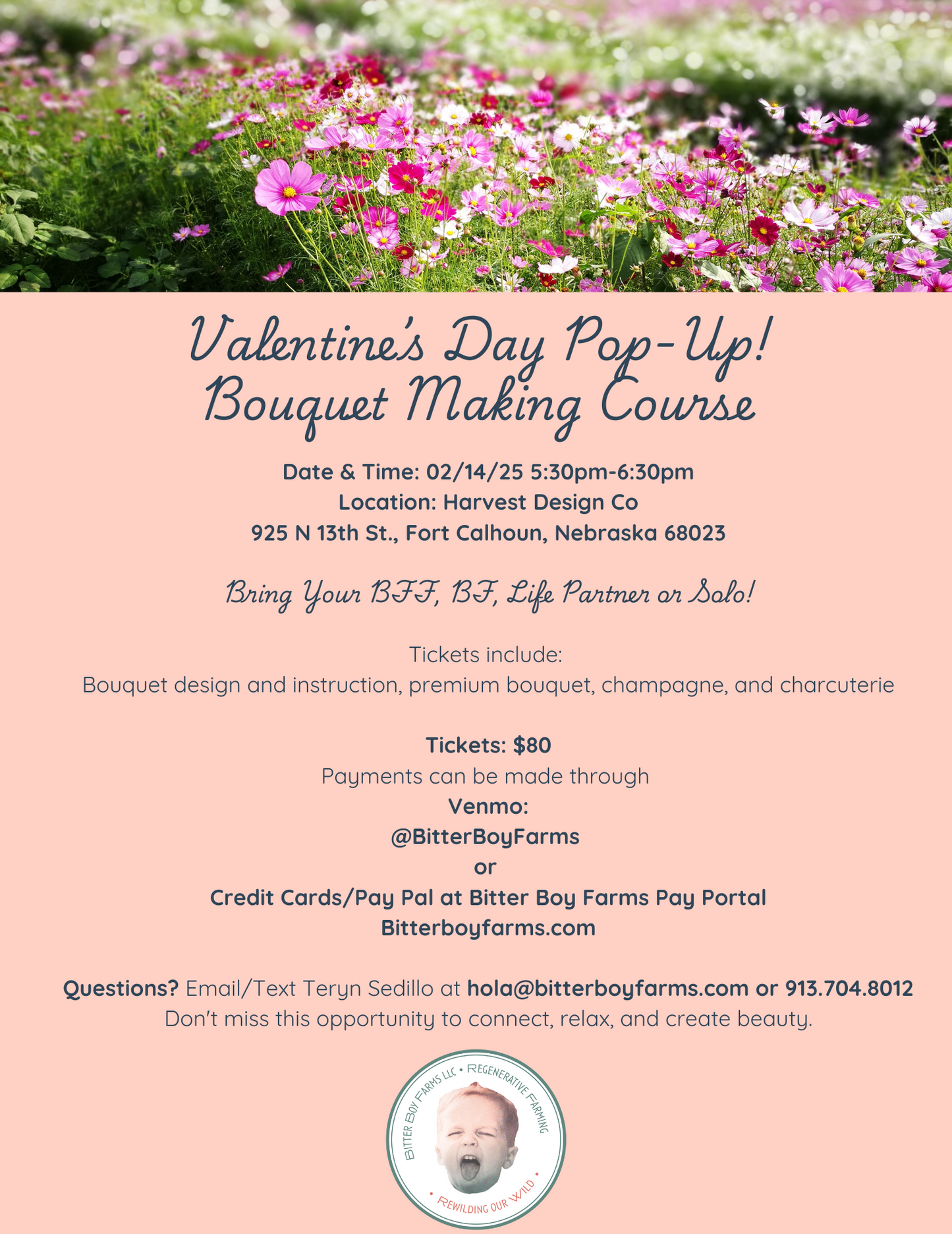 Valentines Day: Bouquet Making Course